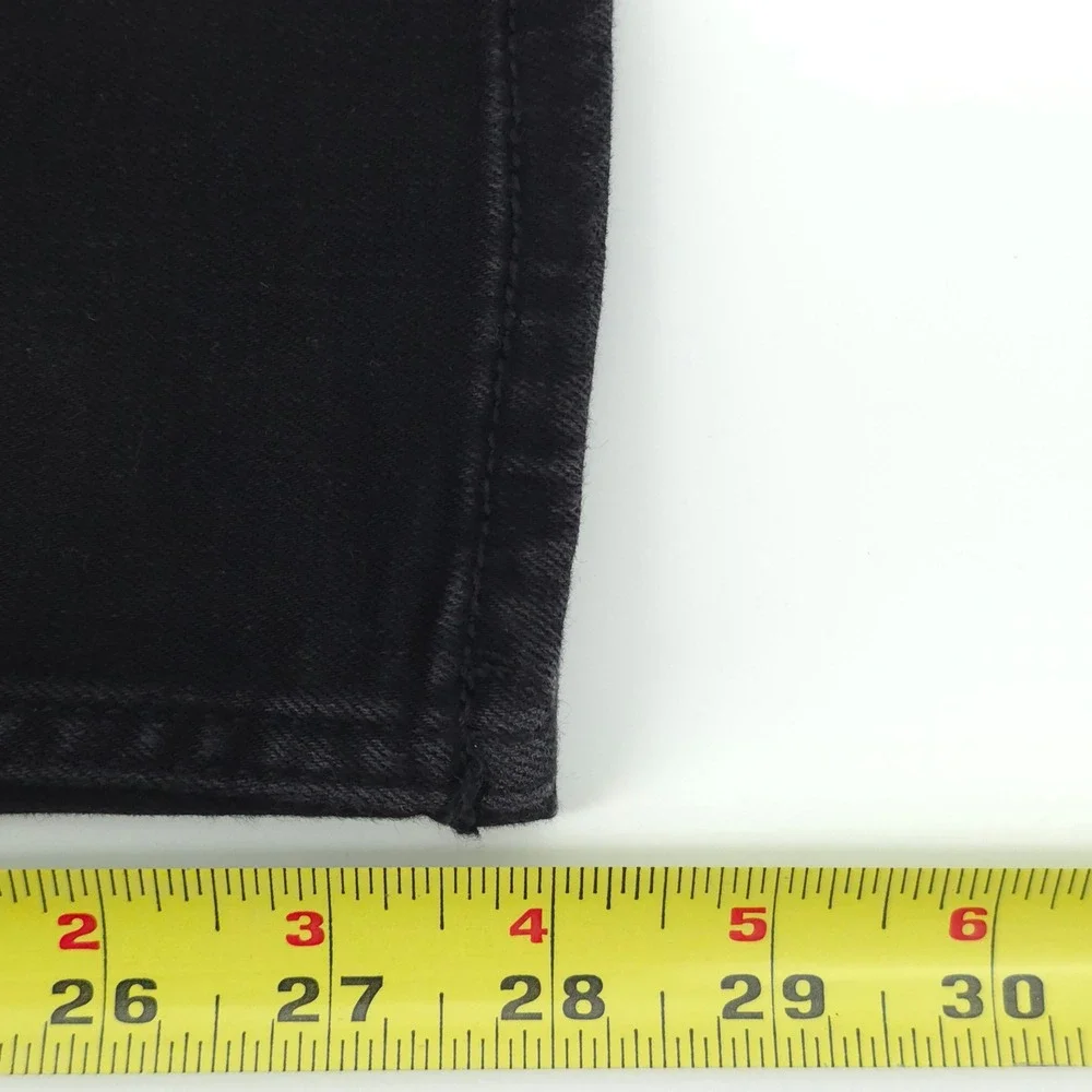 Hollister Mens Jeans Straight Advanced Stretch 28x30 Black Casual Streetwear